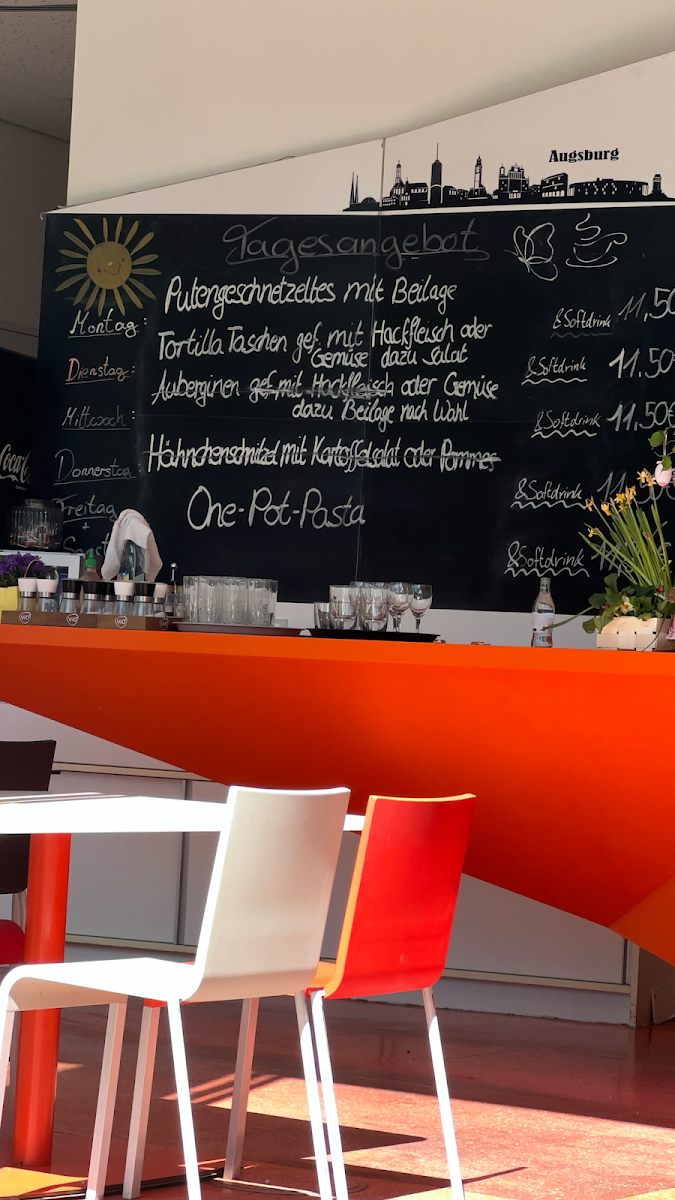 Stadtcafé Augsburg menu board