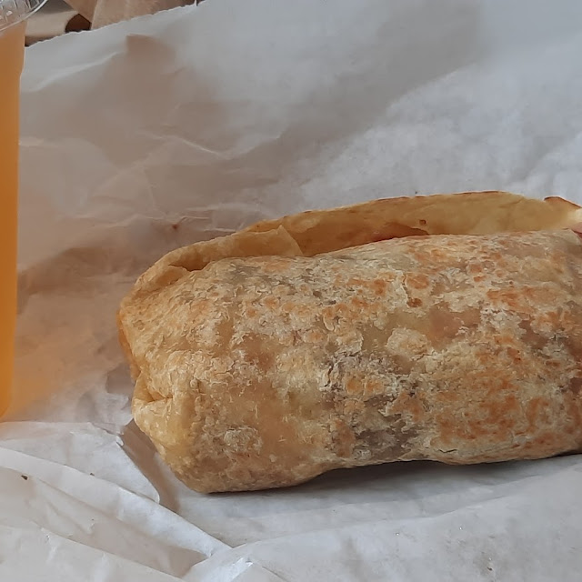Lumberjack Burrito and Tea