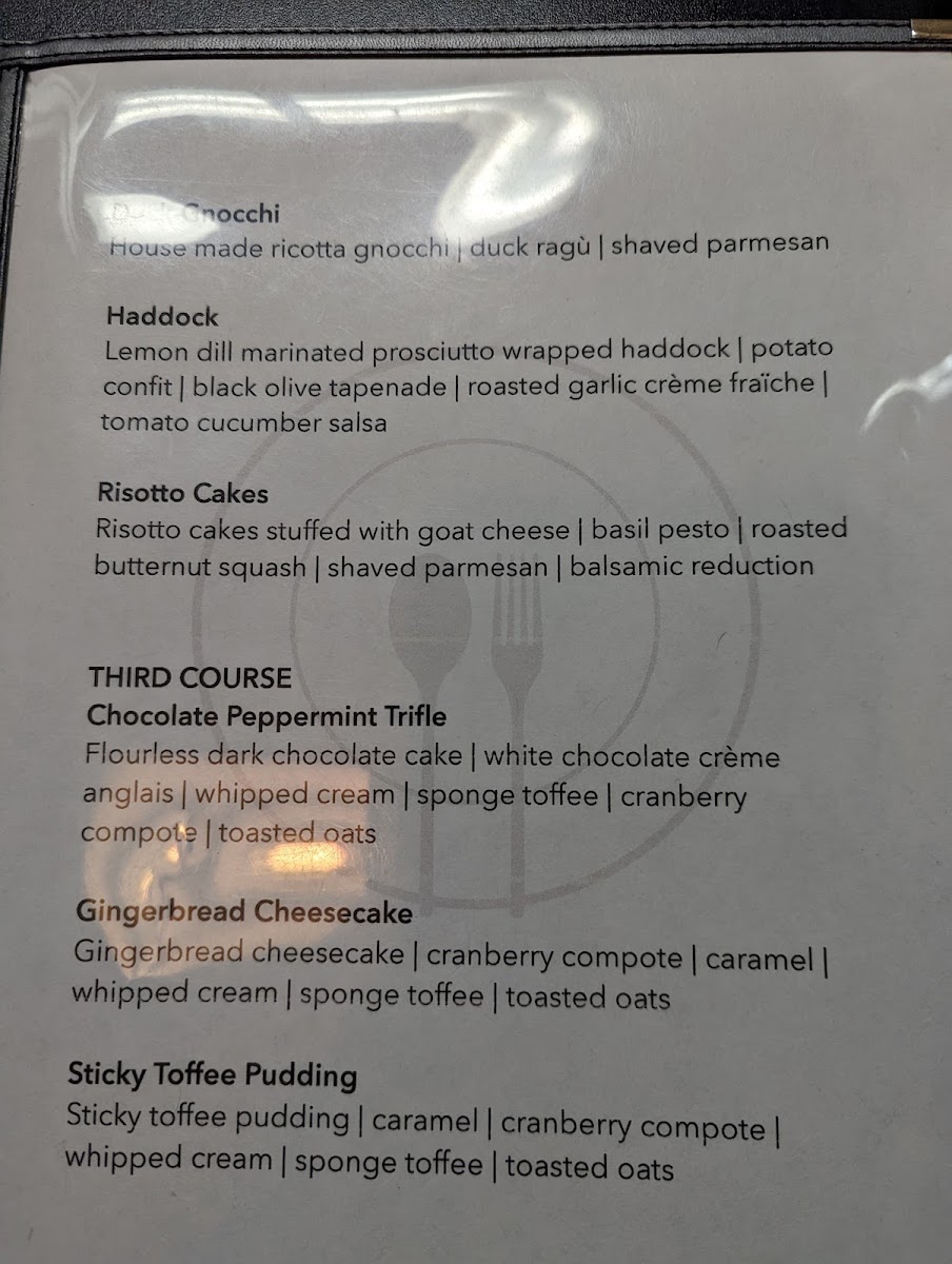 The Dish Cafe menu board