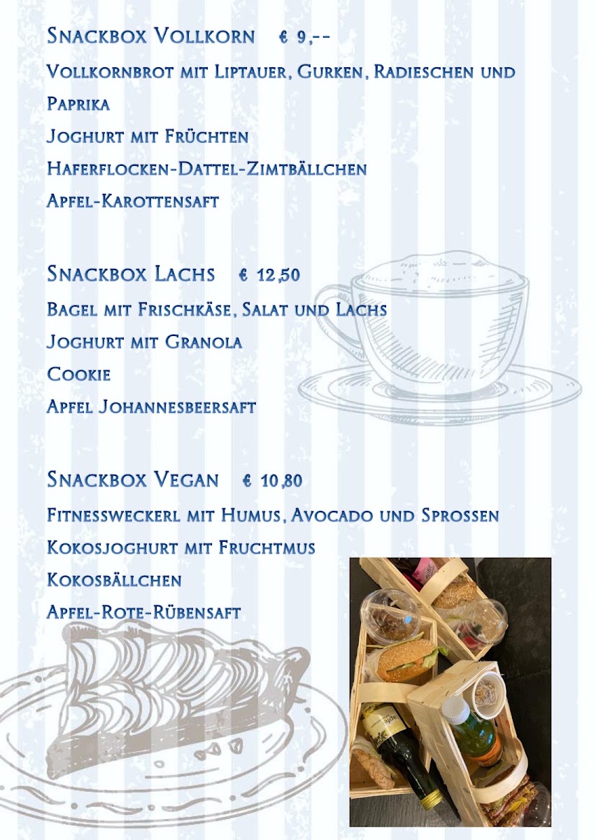 Café Kunstwerk menu board