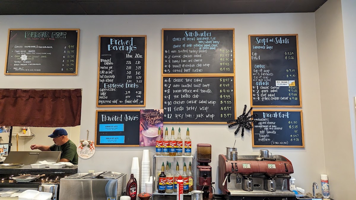 Capitol Bistro menu board