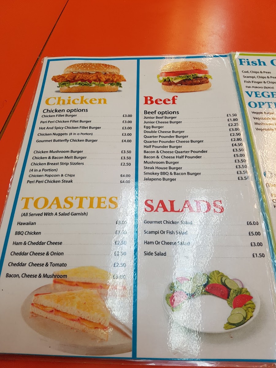Brunch Munch Cafe menu board