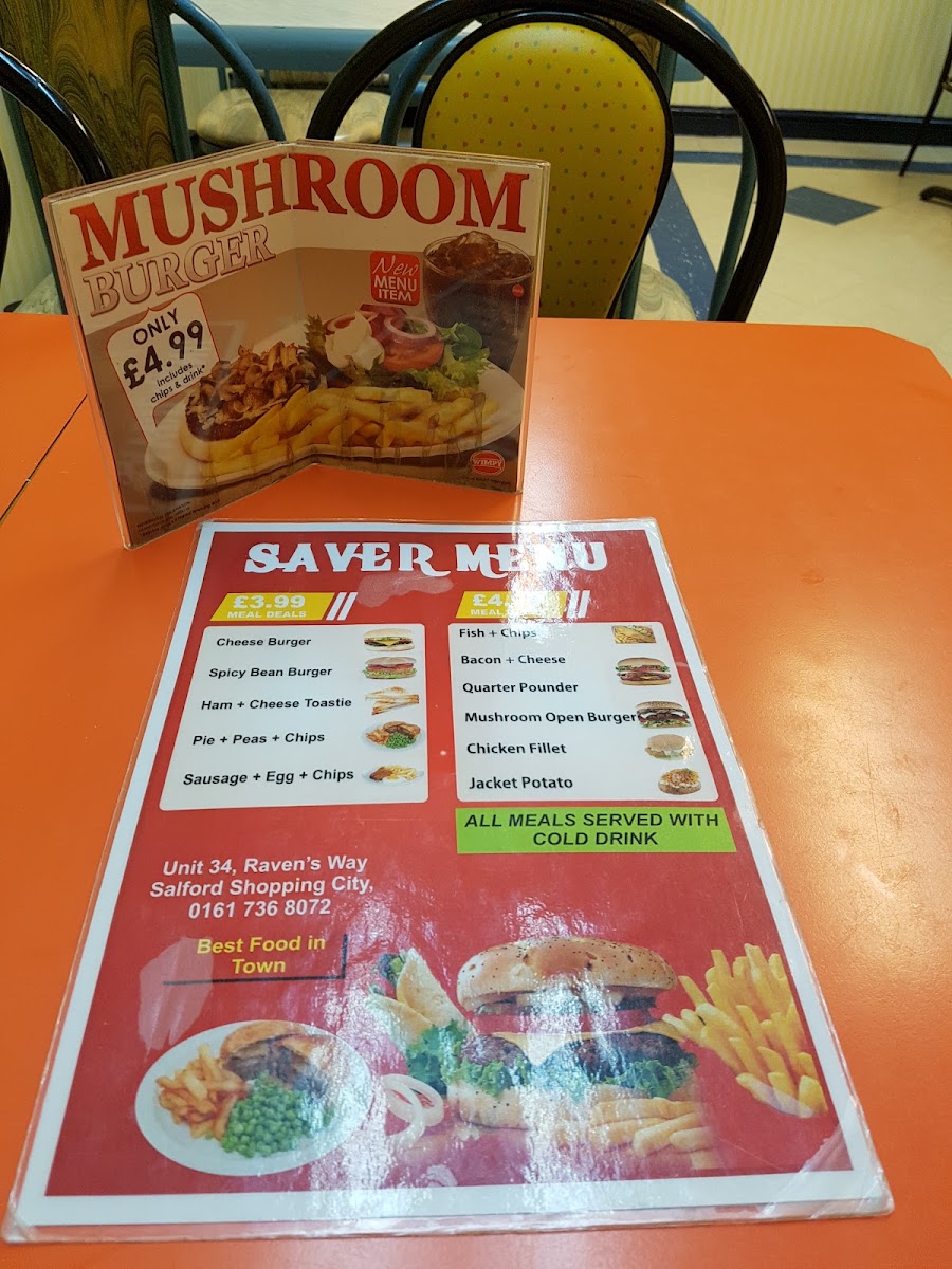 Brunch Munch Cafe menu board