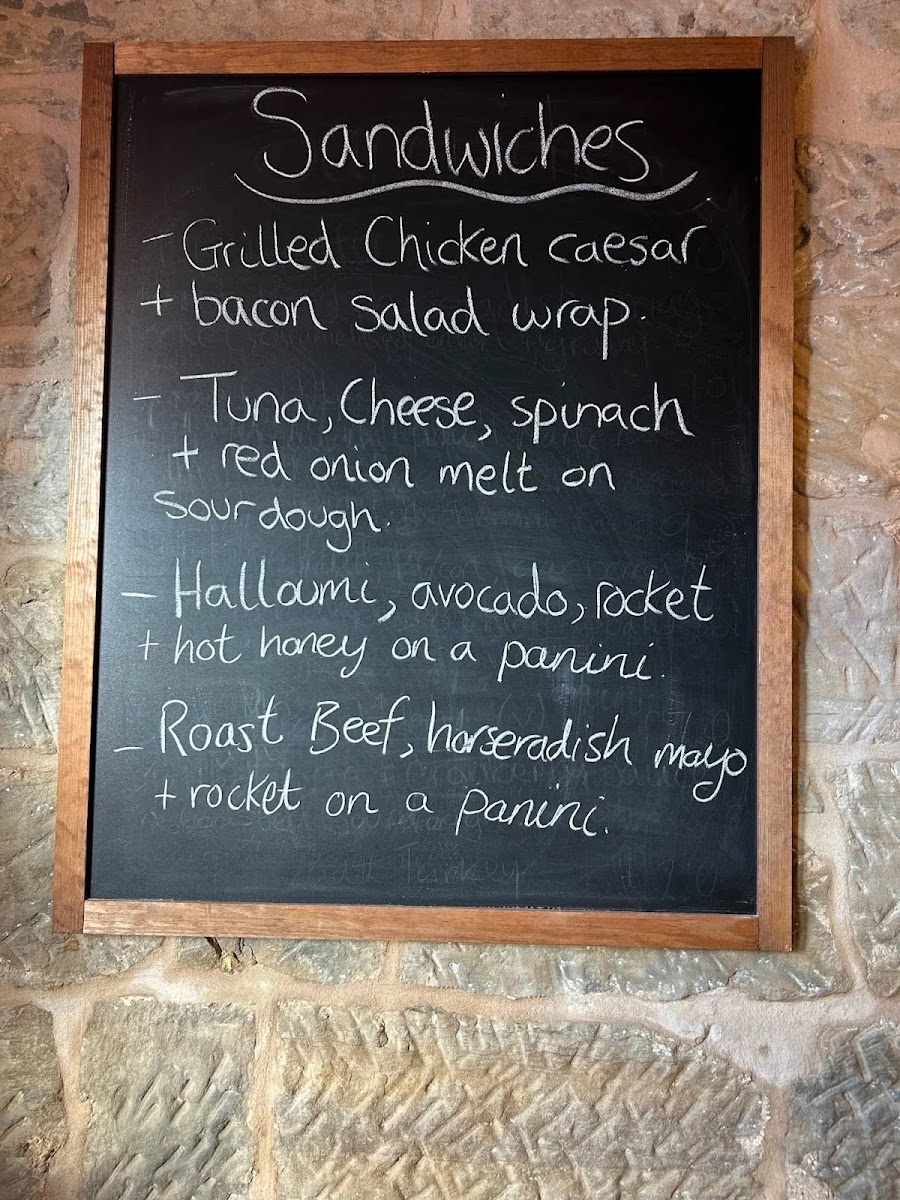 Laverockha menu board
