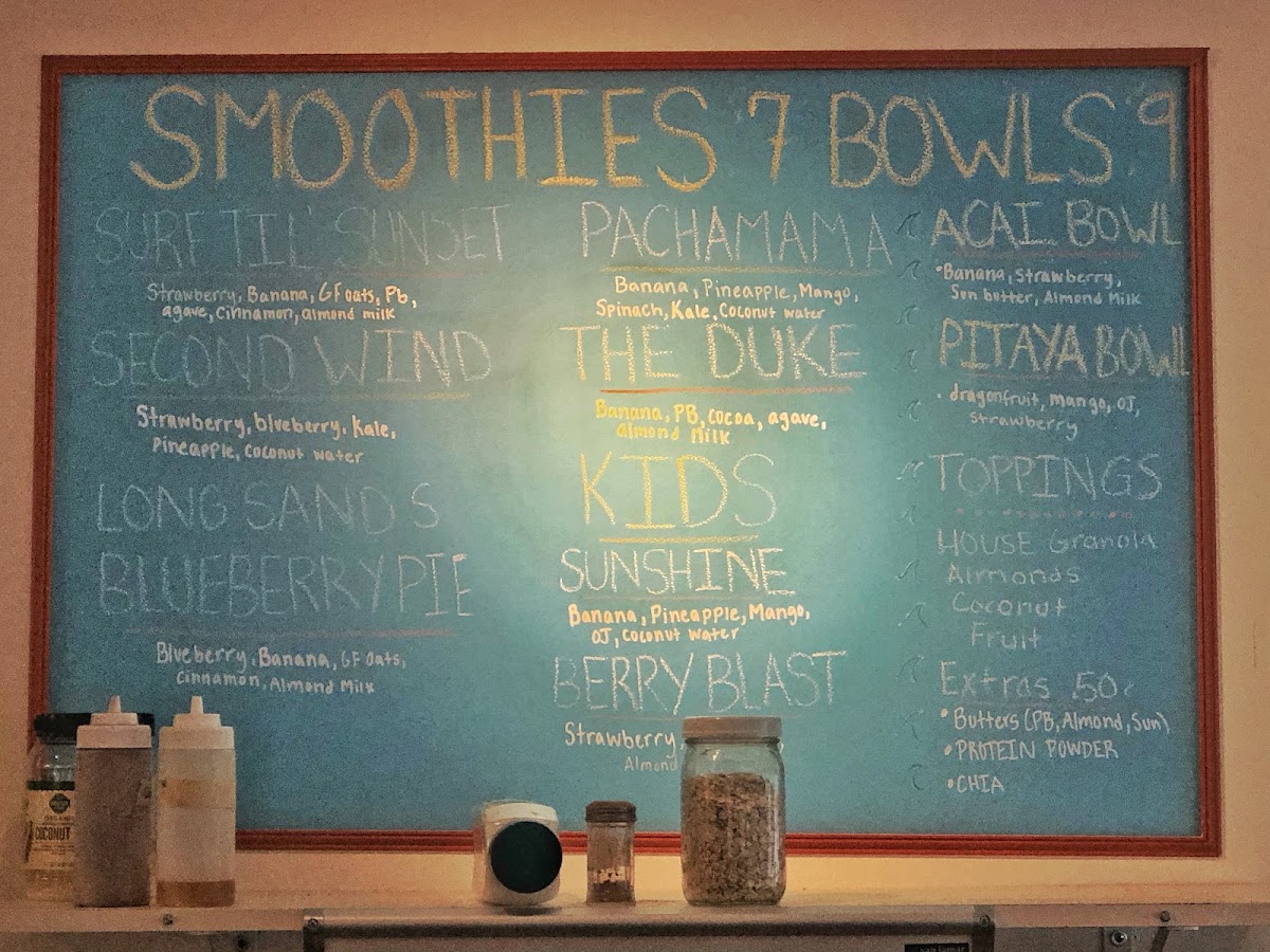 Common Roots menu board