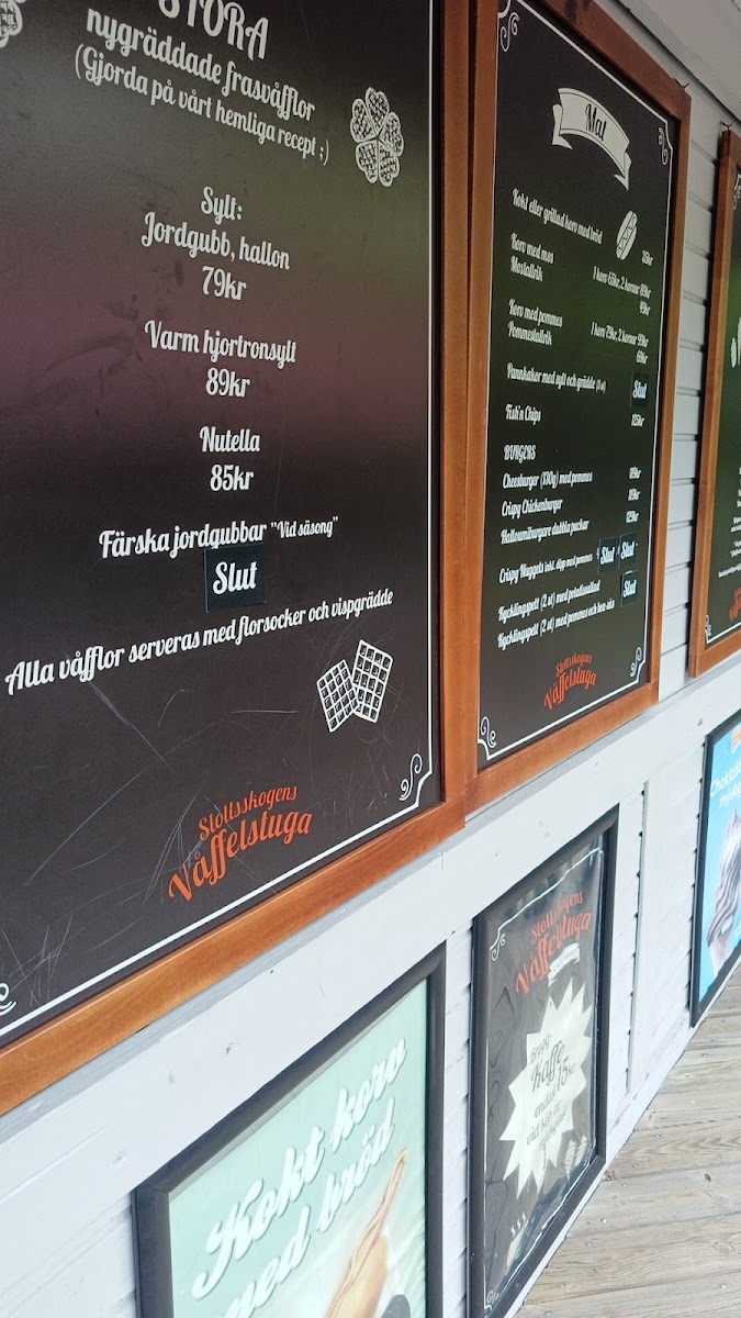 Café Bräket menu board