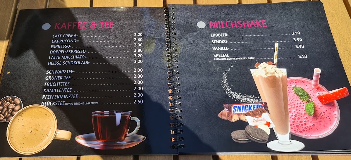 WAFFEL Glück Langenhagen menu board