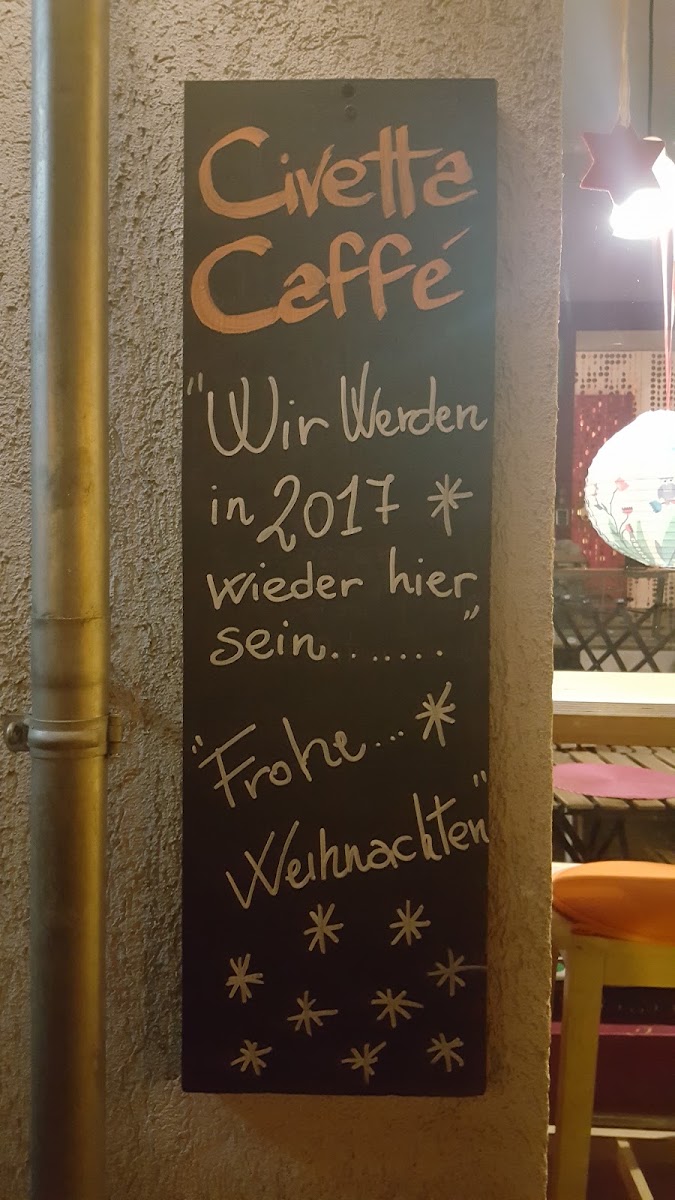 Café Bolacha menu board