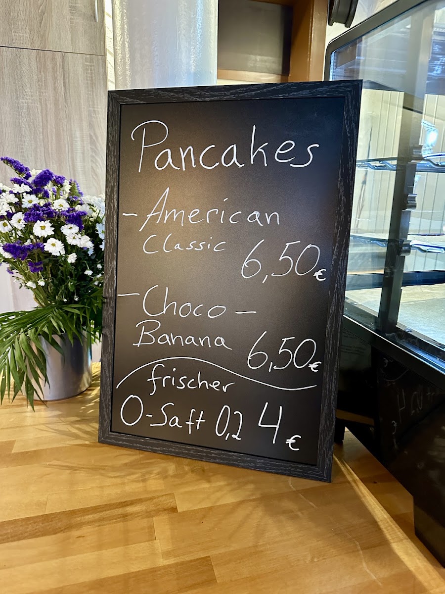 Vintage Café & Bar Harburg menu board