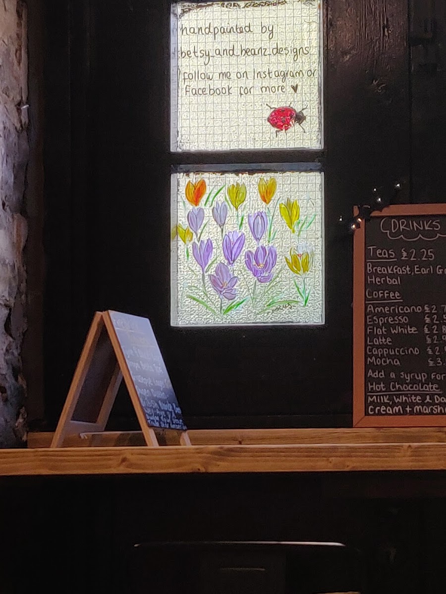 The Barn Cafe Whickham menu board