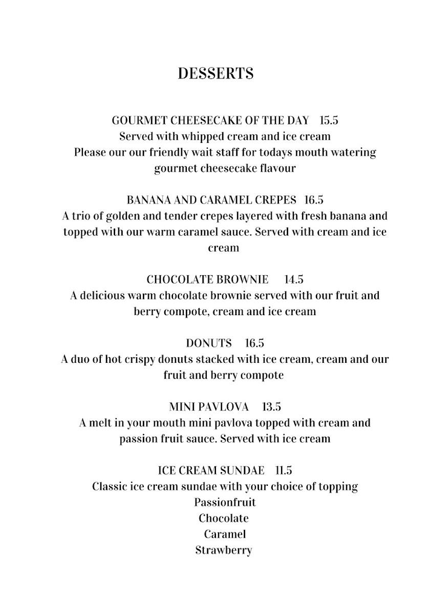 Simply Divine Cafe menu board