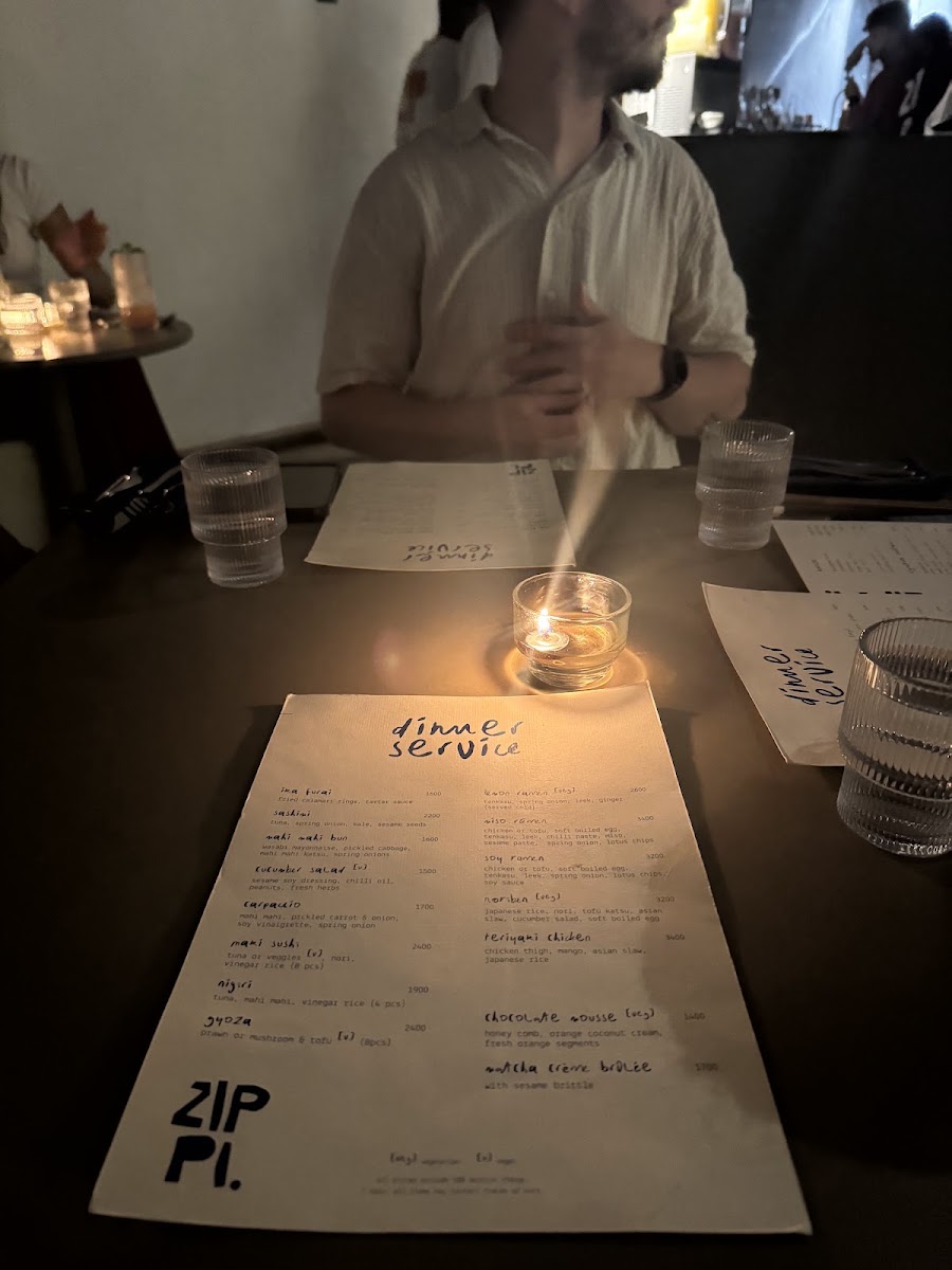 ZIPPI menu board