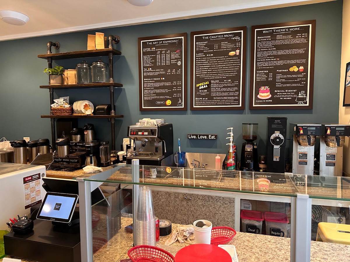 BiBi Cafe & Bakery menu board