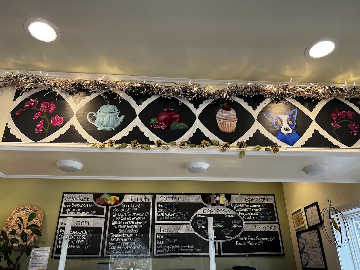 BiBi Cafe & Bakery menu board