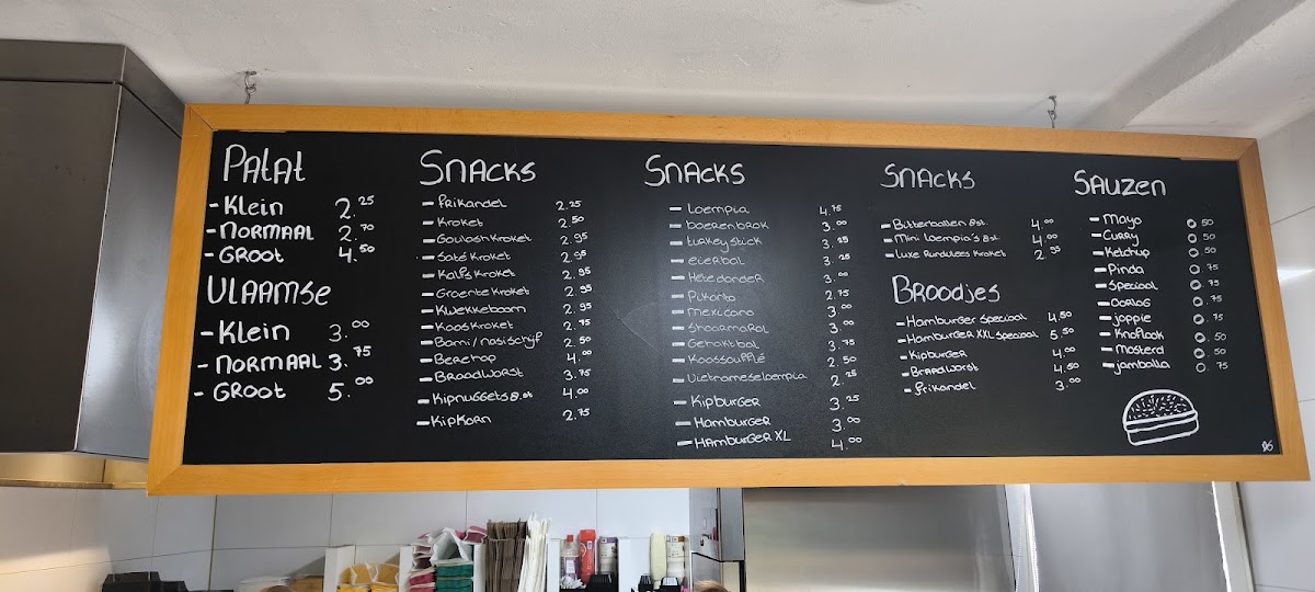De Kombuis menu board