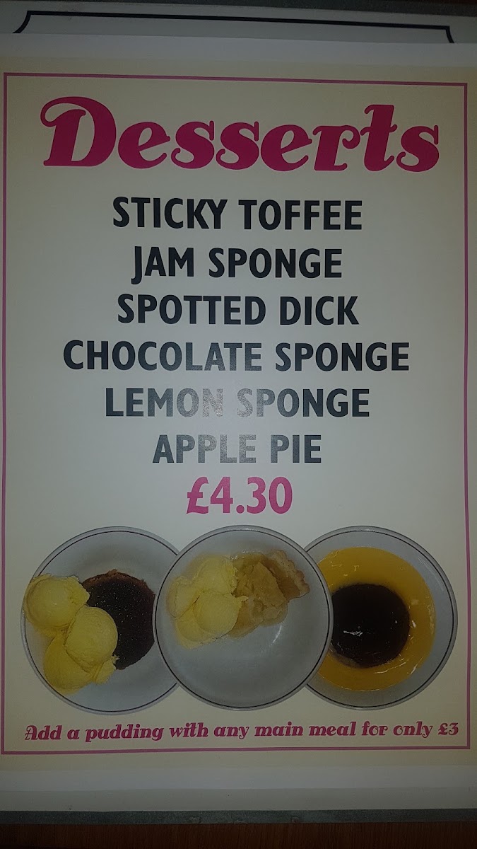 Liskeard Market Cafe menu board