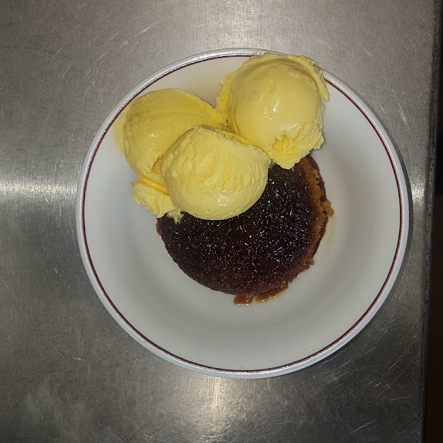 Sticky Toffee Pudding with Ice Cream