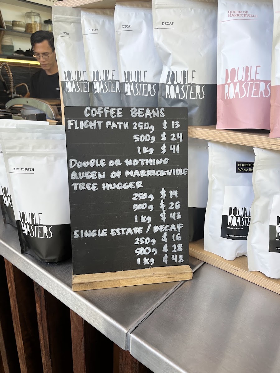 Side Story Cafe menu board