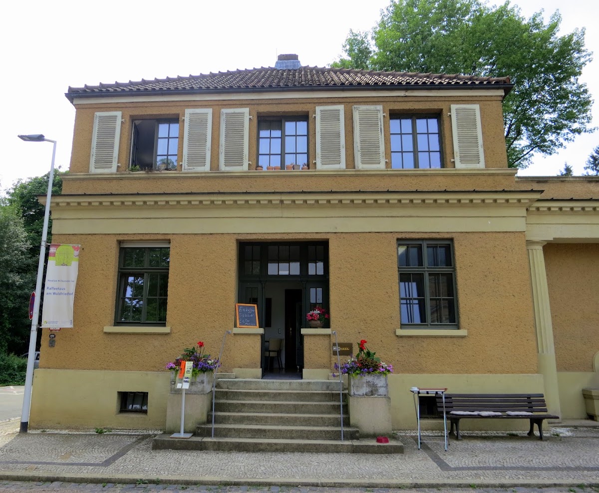 Coffee house at the forest cemetery