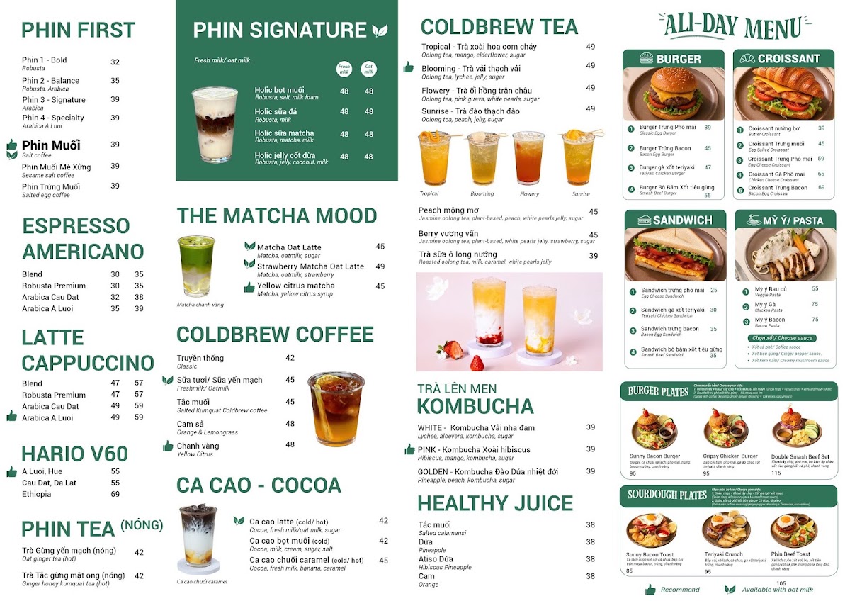 PhinHolic Hand-brew menu board