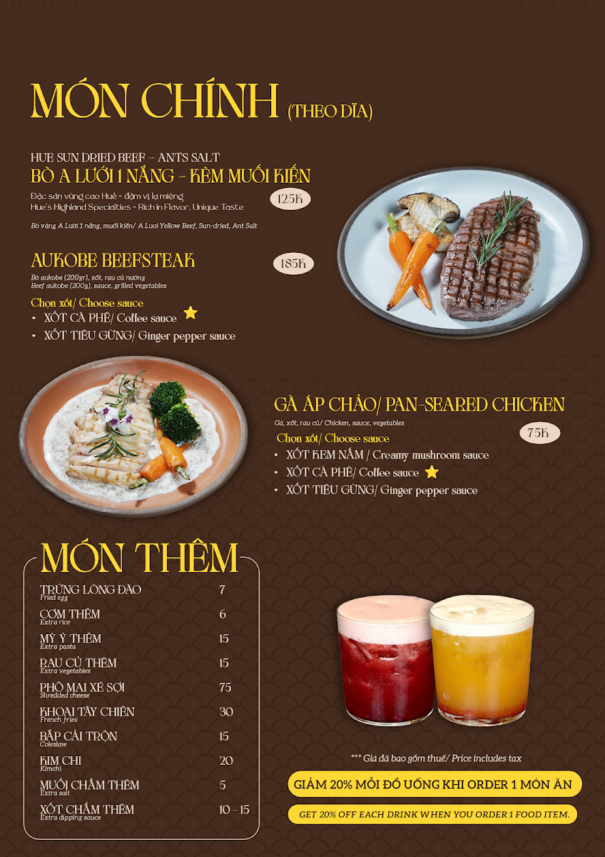 PhinHolic Hand-brew menu board