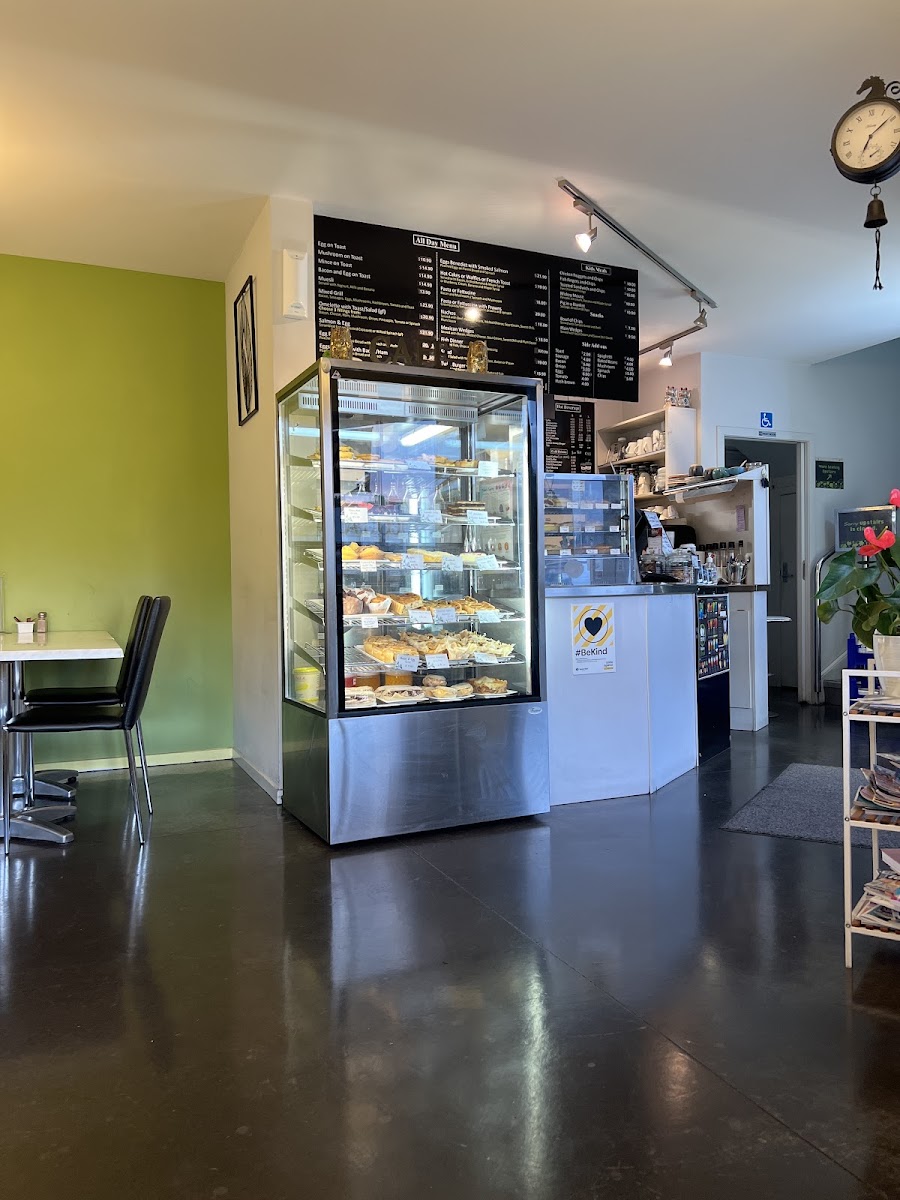 Twist Cafe Lower Hutt menu board
