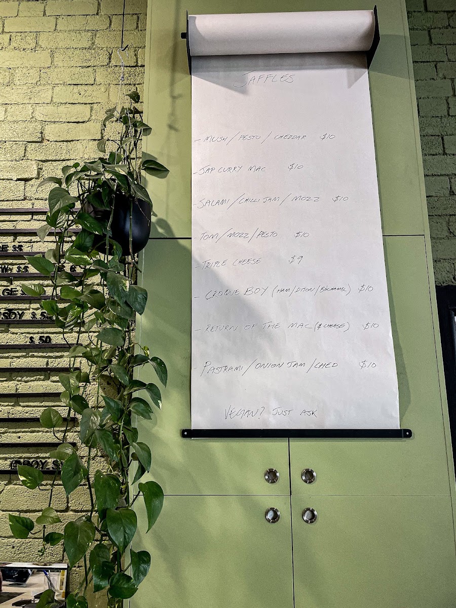 Local Batch menu board