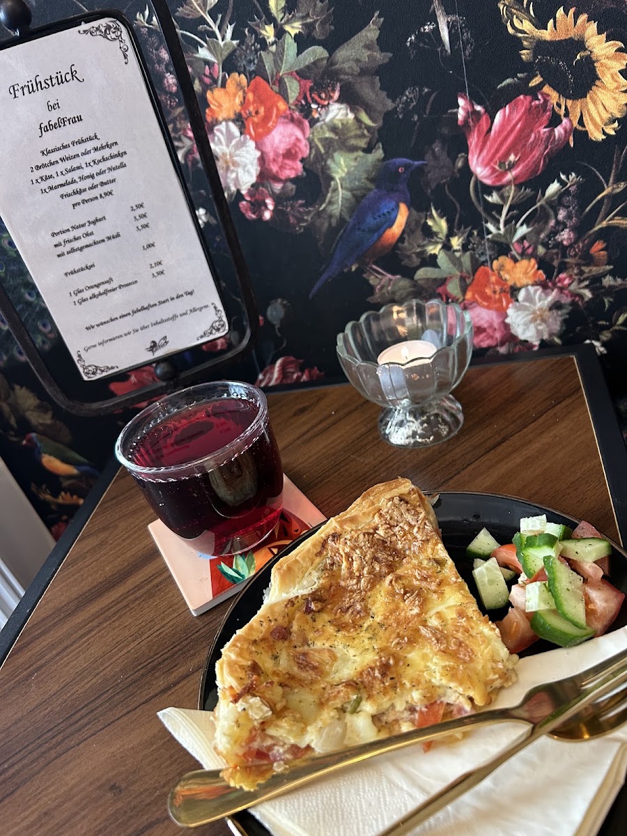 FabelFrau Schmuck Café menu board