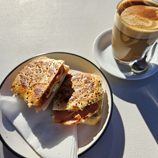 Big Breaky Roll and Dirt Chai Latte