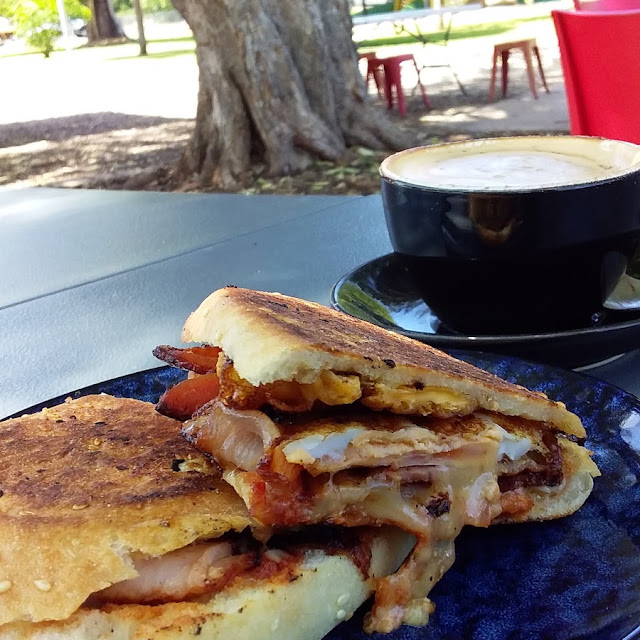 Egg Bacon N Cheese Toastie
