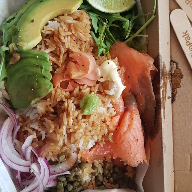 Deconstructed Salmon Sushi Box
