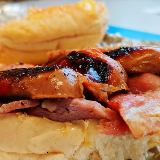 Bacon Roll with Sausage