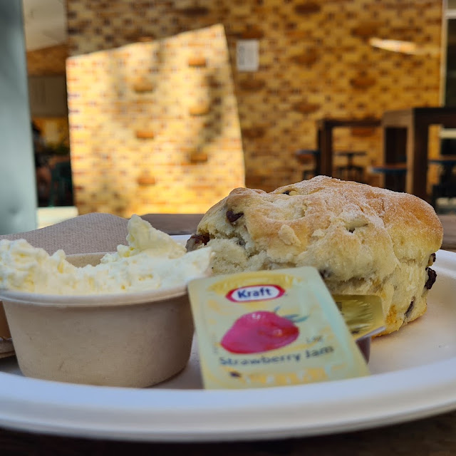 Scone with Jam and Cream
