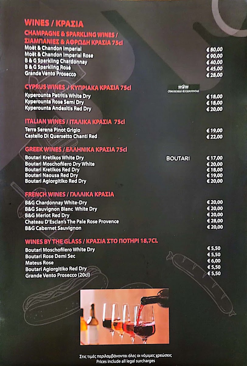 Mike's Square Cafe menu board