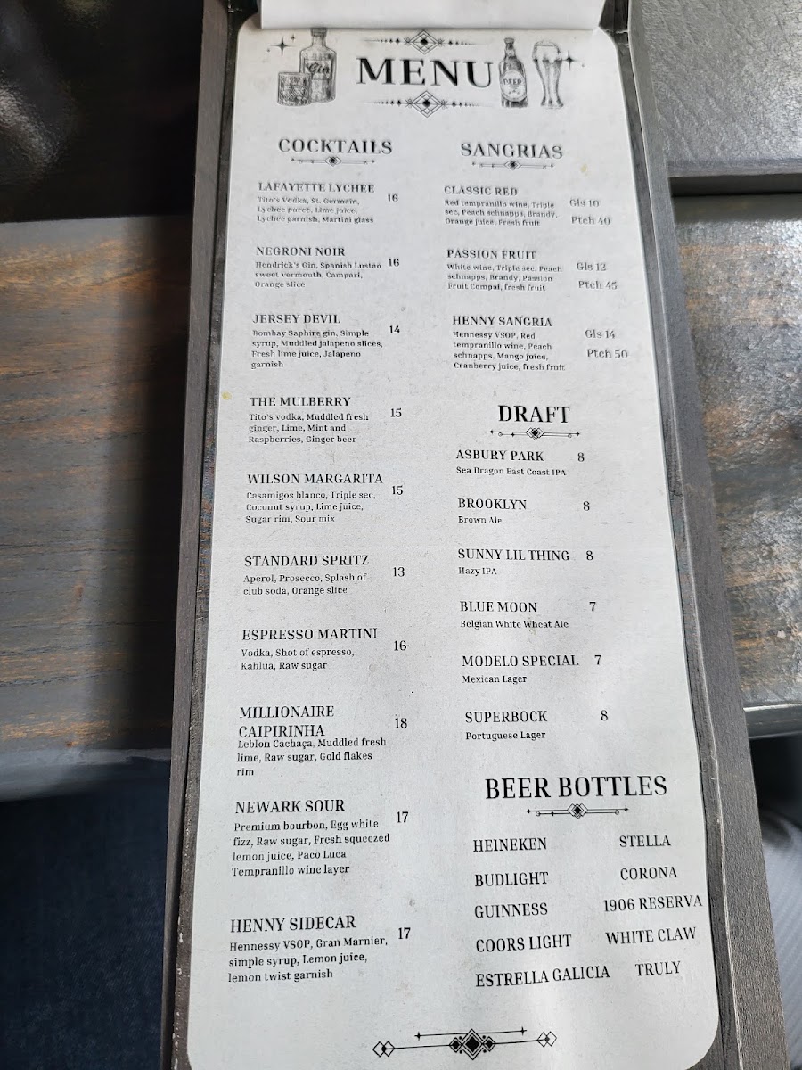 The Newark Standard - CaféBarKitchen menu board