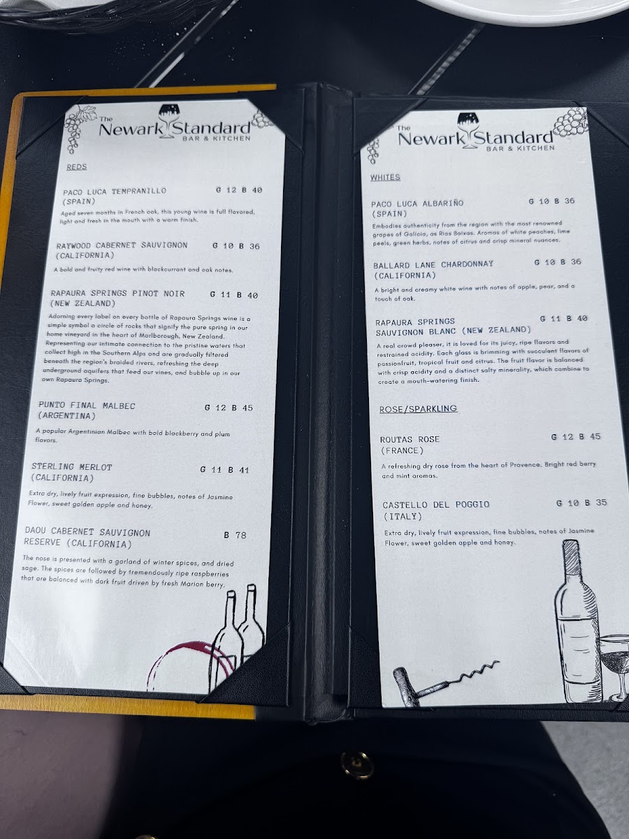 The Newark Standard - CaféBarKitchen menu board