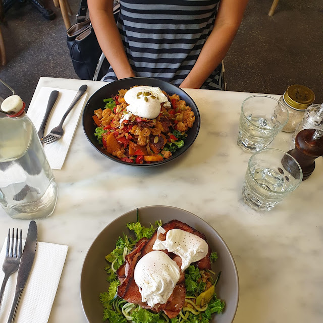 Breakfast Salad with Bacon