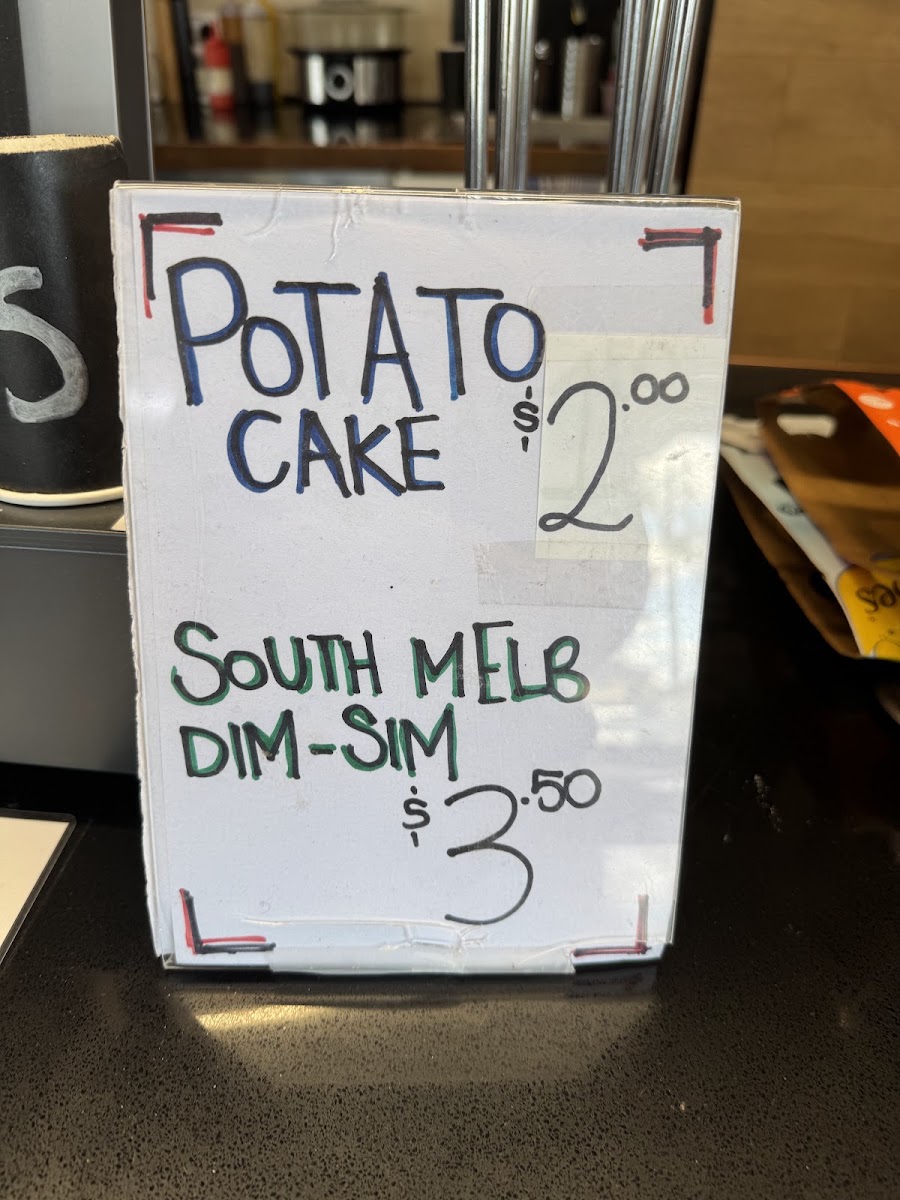 Four Point Grind menu board