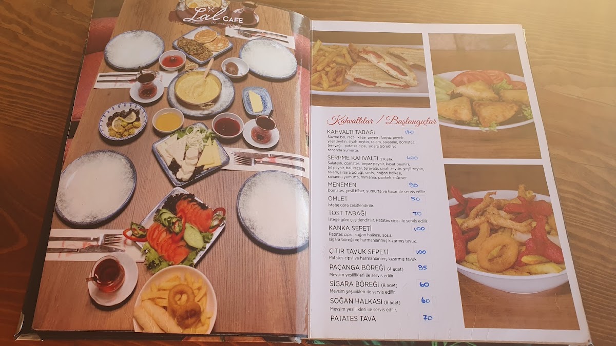 Lâl Cafe / Hookah menu board