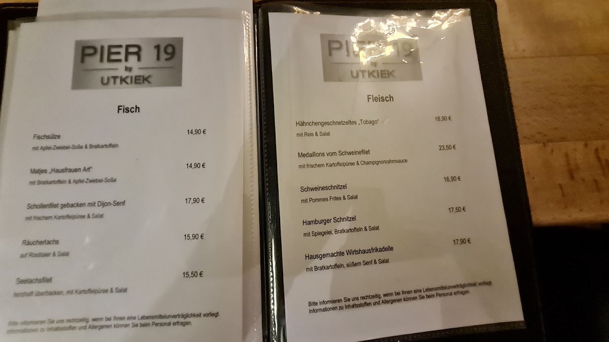 Davids menu board