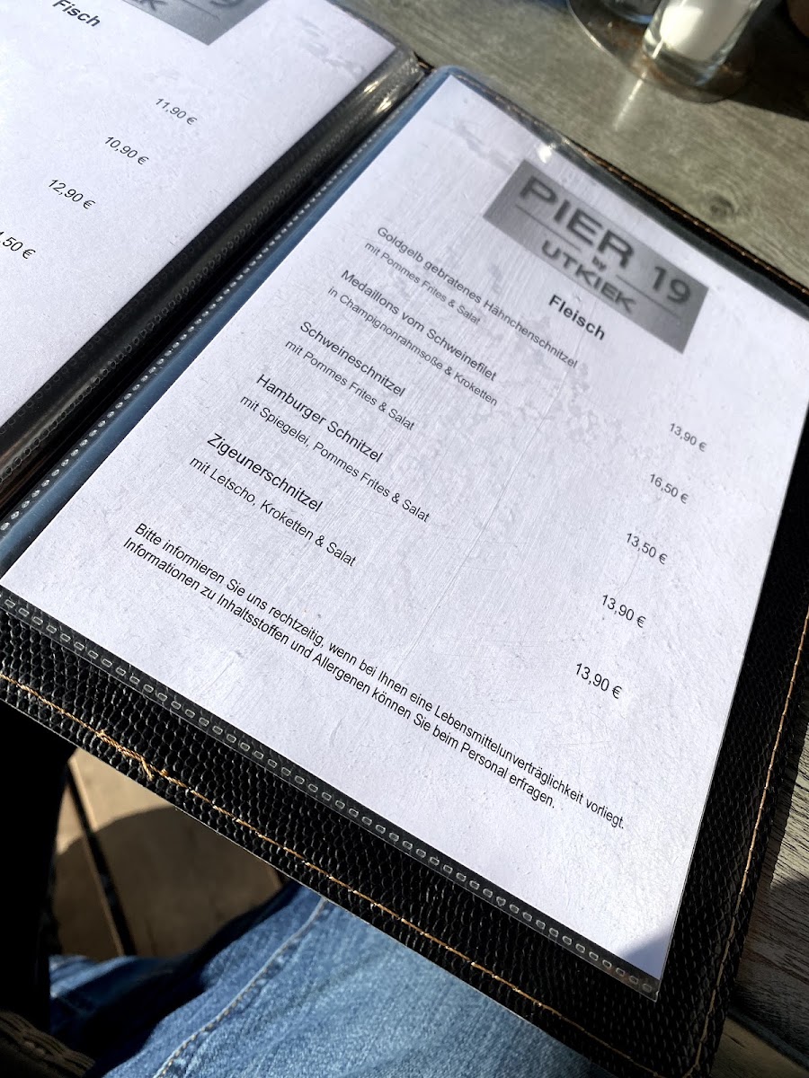 Davids menu board