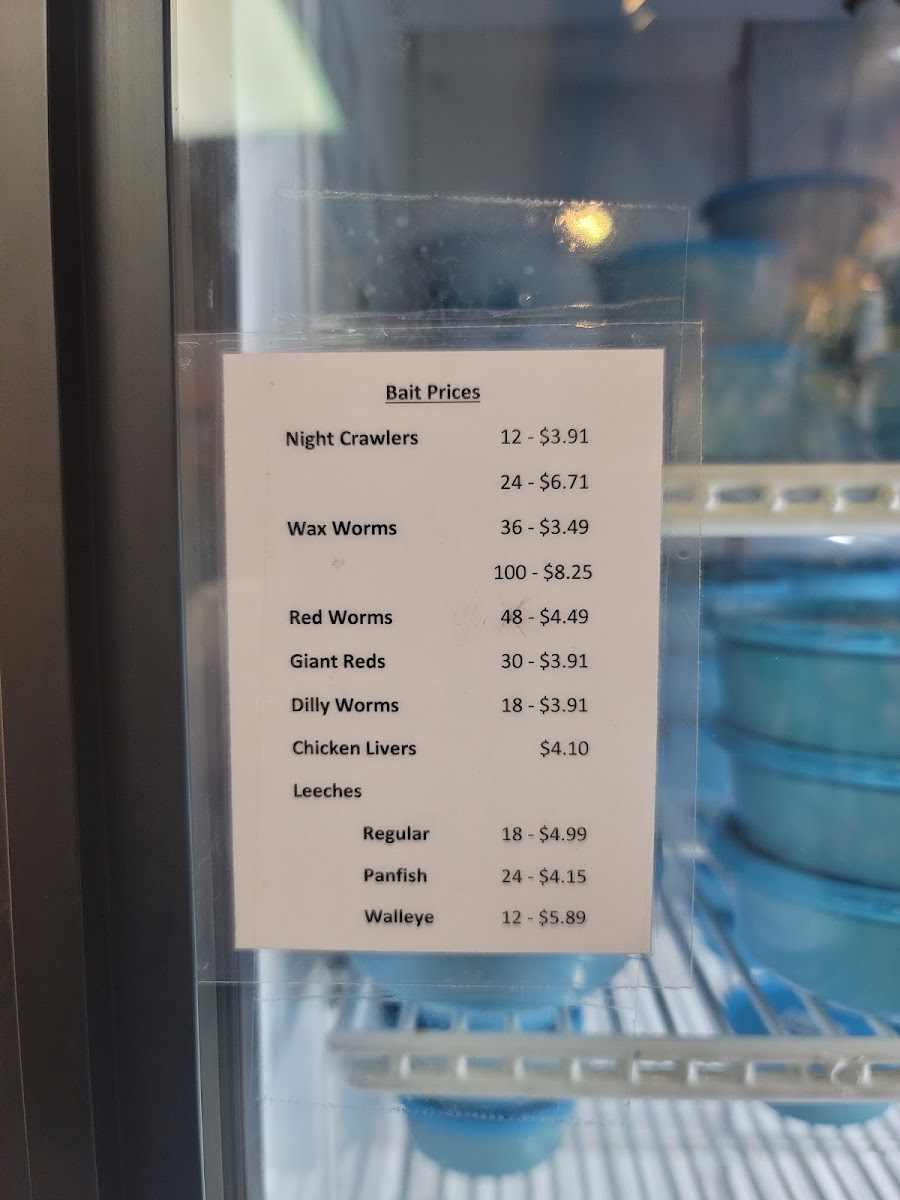 Lone Rock Cafe menu board