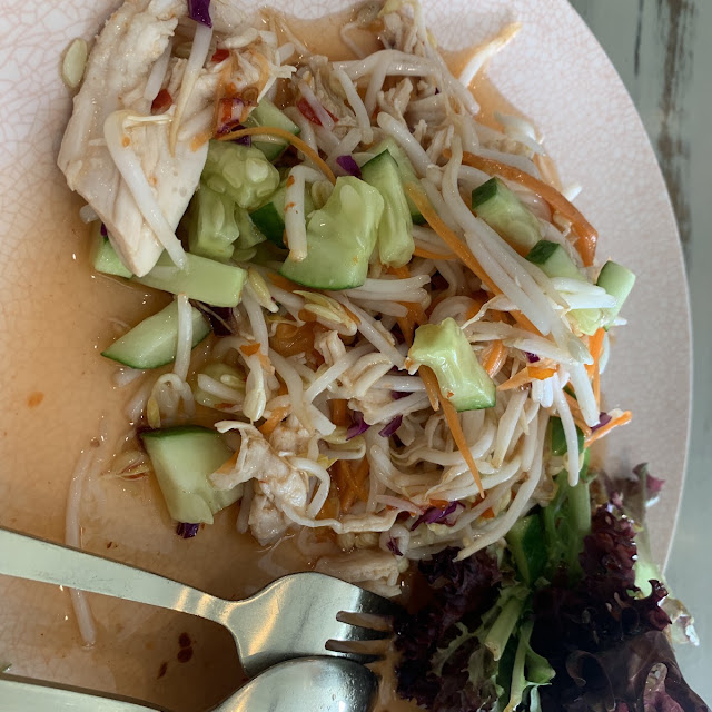 Chicken Salad with Sweet Chilly Sauce
