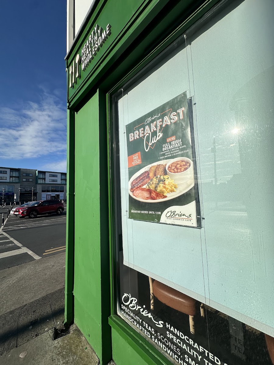 O'Briens Sandwich Café menu board