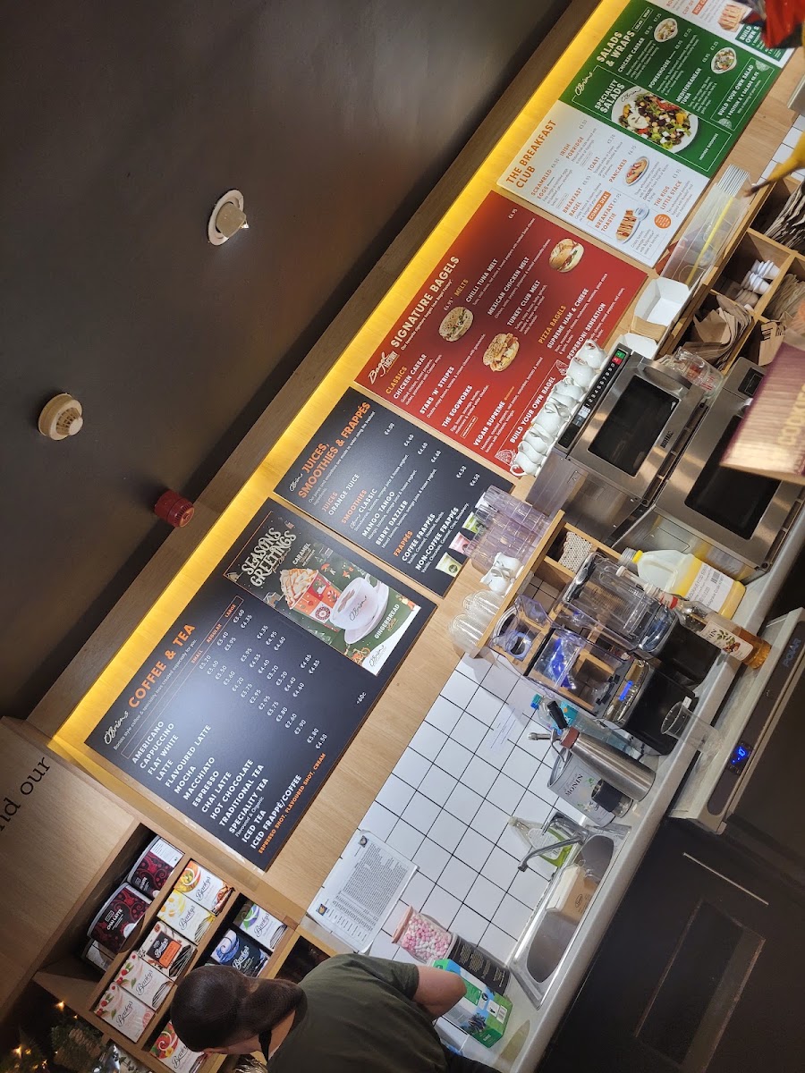 O'Briens Sandwich Café menu board
