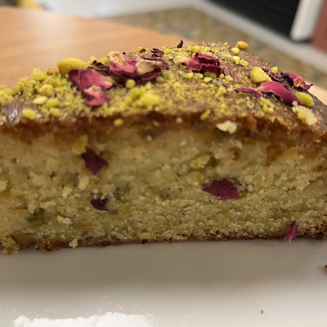 Pistachio Rose Cake 9 GF