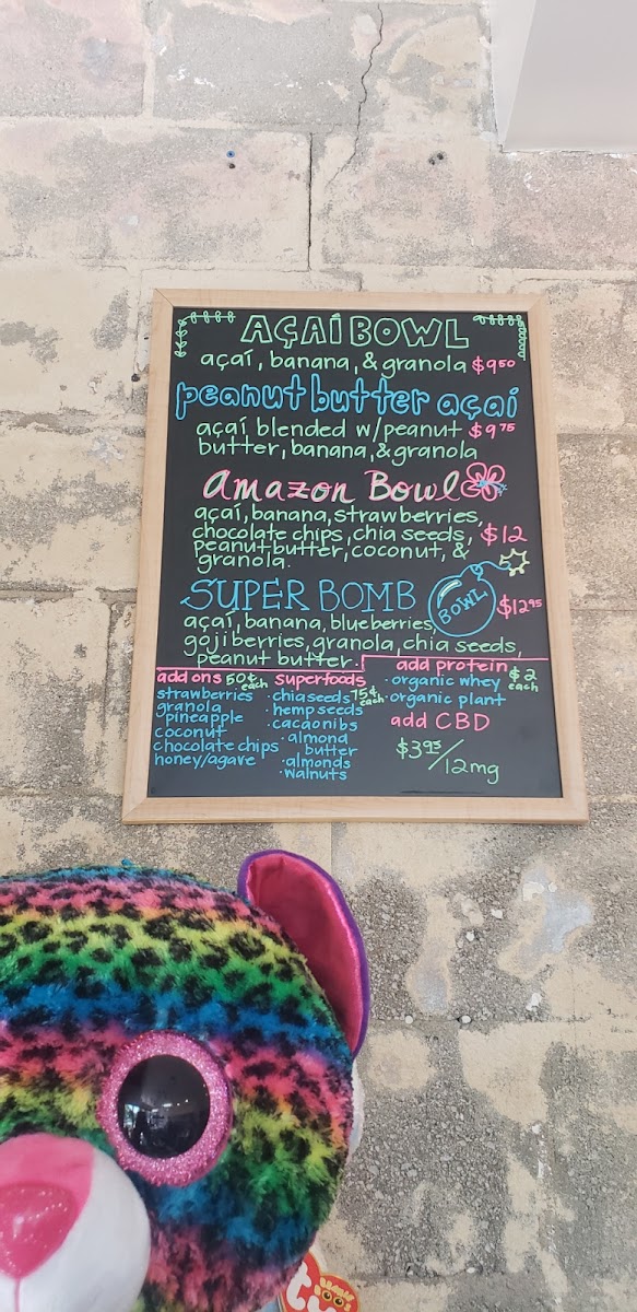 Beach Cities Cafe menu board