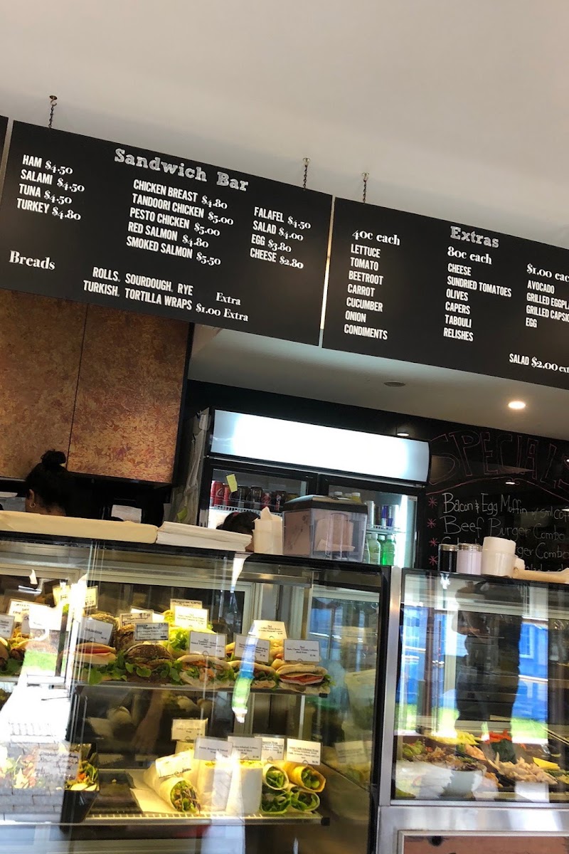 South Street Grind Cafe menu board