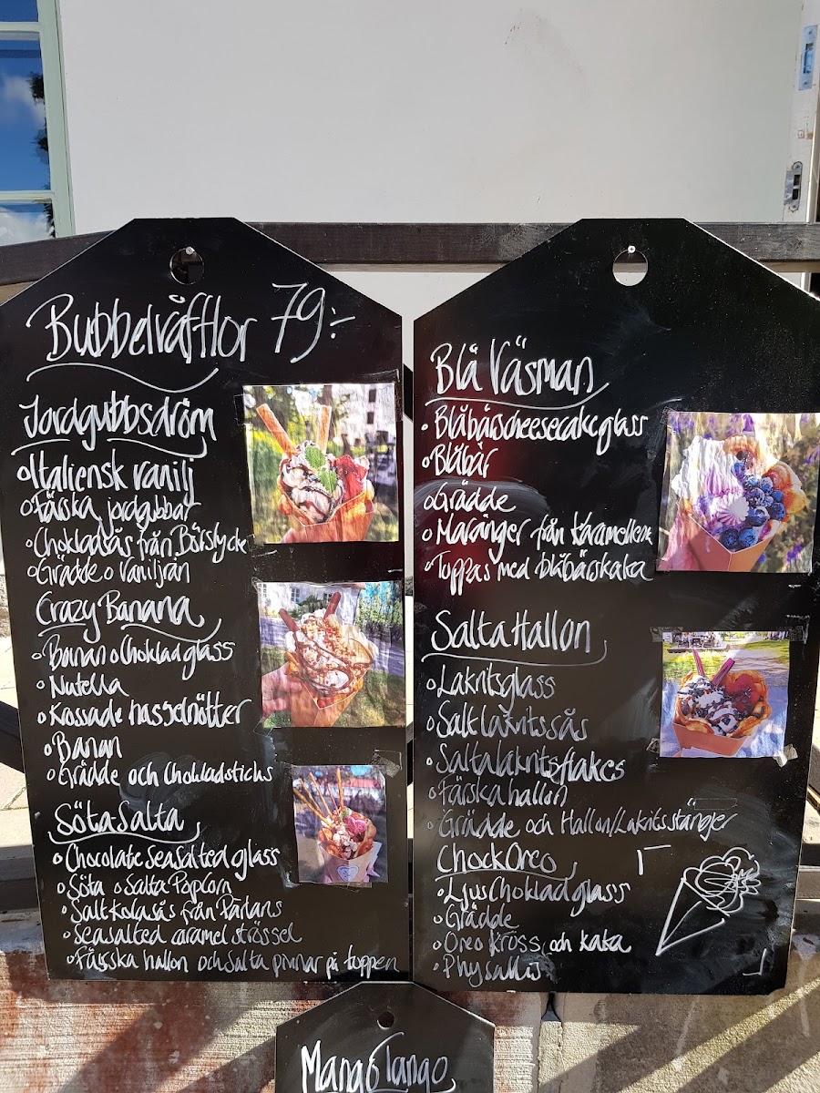 Hammarbacken Ludvika menu board