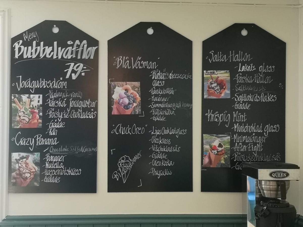 Hammarbacken Ludvika menu board